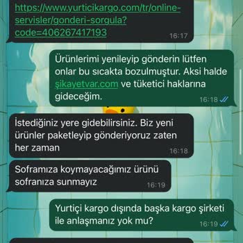 Budabenimolsun.com Yanlış Ürün Gönderimi Ve Bozuk Gıda Sorunu