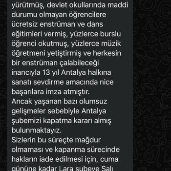 Vals Sanat Merkezi Tarafından Mağdur Edildim