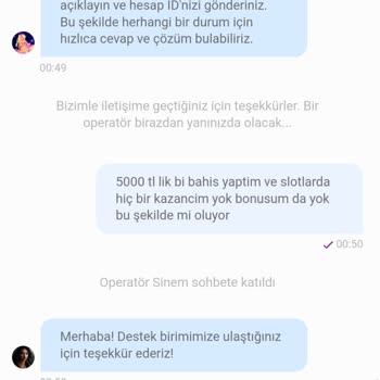 1Win'de Kayıp Ve İlgisiz Müşteri Hizmetleri