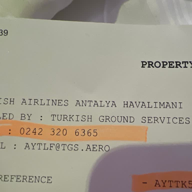 THY Kayıp Bagaj Antalya Personelinin Sürekli Yalan Söylemesi