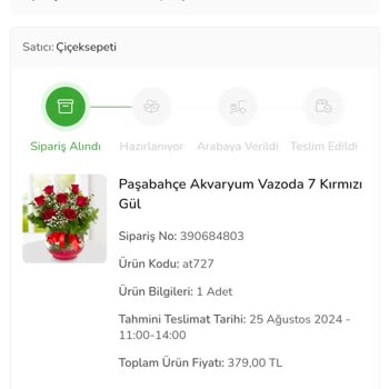 Çiçek Sepeti Tuzla Şubesinden Şikayet Var.