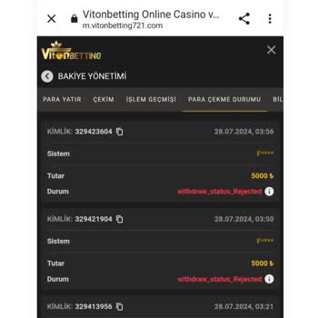 Vitonbetting Ödeme Sorunu Ve Canlı Destek Engeli