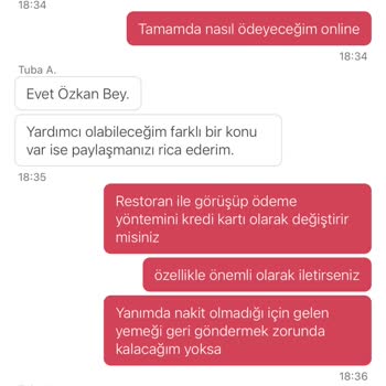 Yemeksepeti Ödeme Yöntemi Mağduriyeti