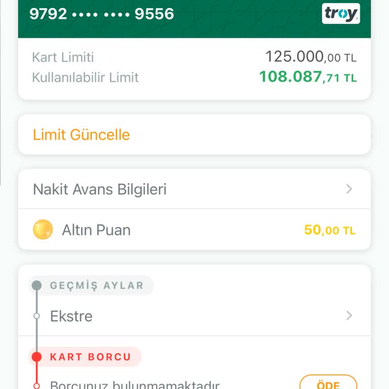 Kuveyt Türk Kart Limitini Yükseltmiyor