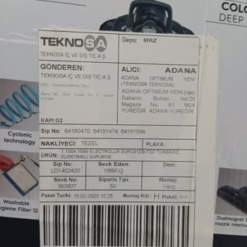 Sabancı Yardım Vakfı Sabancı Holding Kapsamındaki Teknosa'NIN Sattığı Fason Süpürge