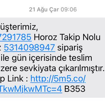 Horoz Lojistik Ürün Teslim Edilmedi