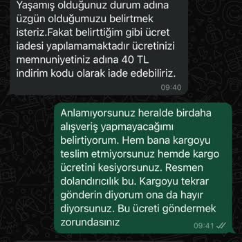 Watsons Ücret İadesinde Karşılaşılan Sorun Ve Müşteri Memnuniyetsizliği