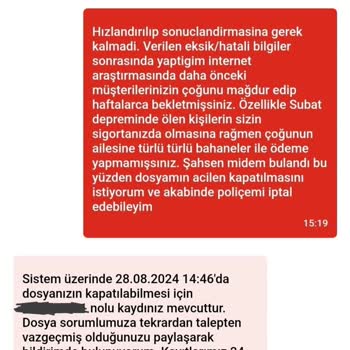 Aksigorta Yalan Poliçe Beyanı Ve İptalini Sağlamamak İçin Bahaneler.