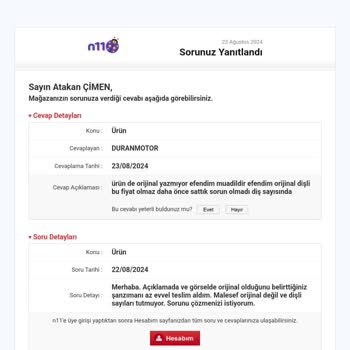 N11 Yanıltıcı Ürün Satışı Ve İade Sorunu