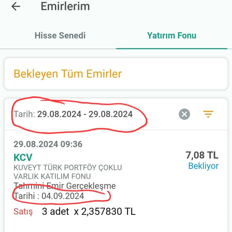 Kuveyt Türk Fon İşlemleri Çilesi...