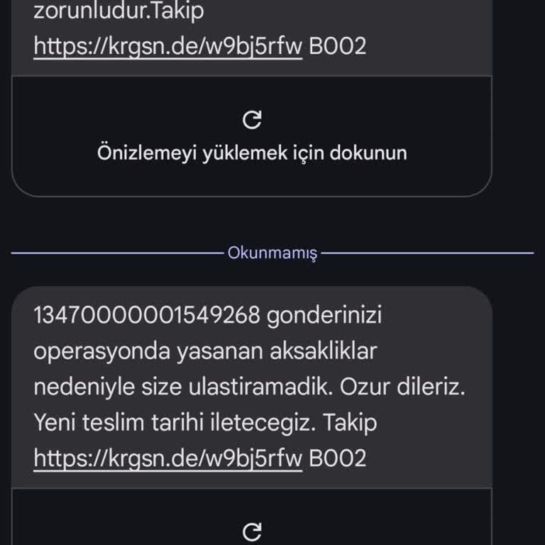 Kargomsende Kargomu Teslim Etmedi.