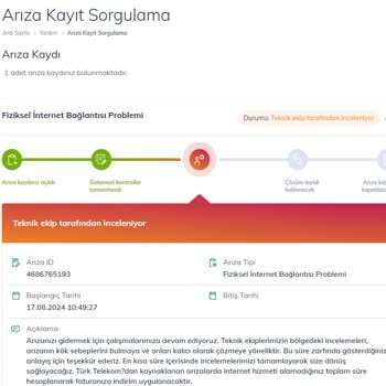 Türk Telekom Fiber Hizmeti Yok Kimse Yardımcı Olmuyor