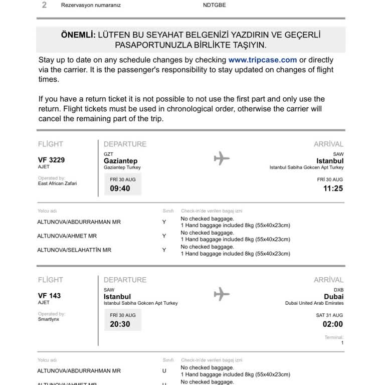Skyscanner Ve GO To Gate Mağduriyeti