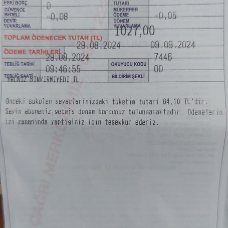 Başkent Doğalgaz Fatura Fazla Geldi