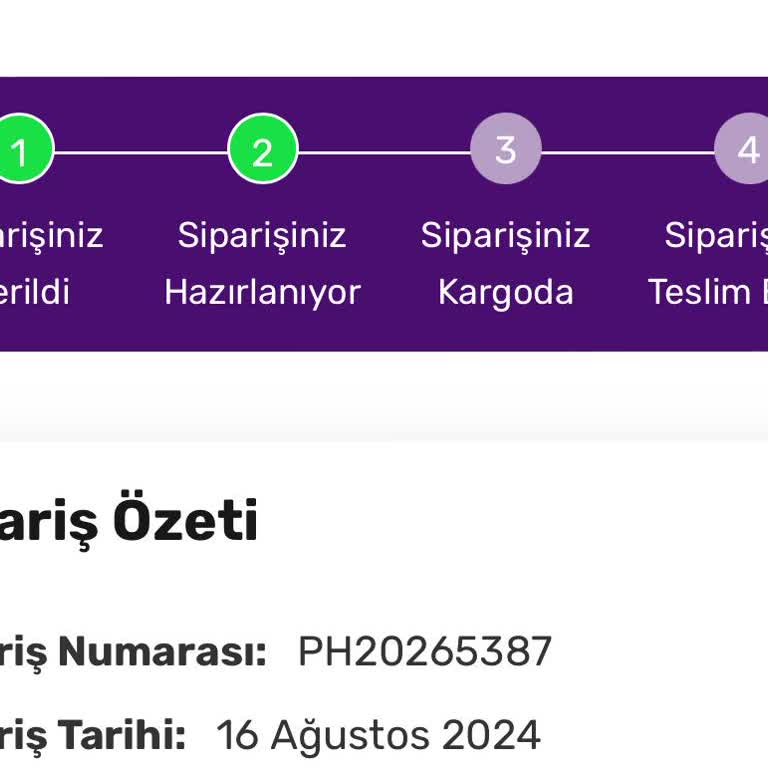 Gratis Kargoya Verilmeyen Sipariş