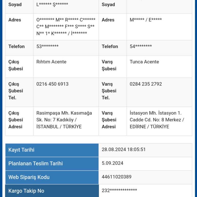 Cemil Baskı Çözümleri Yanlış Adrese Giden Kargo Sorunu