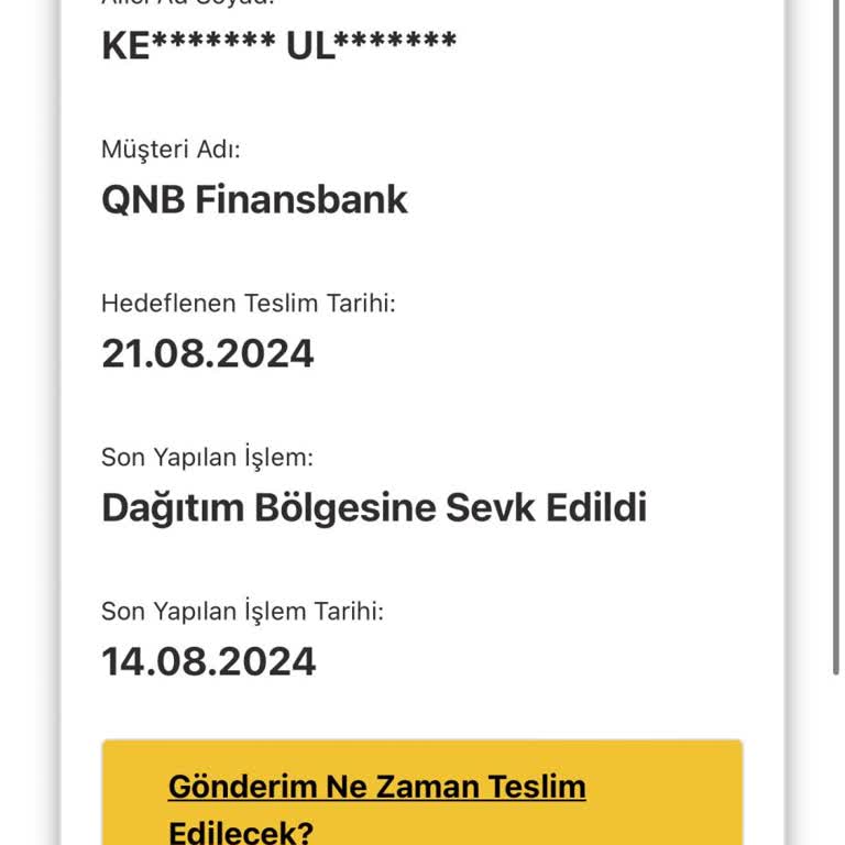 AGT Kurye (aynigunteslim.com) Kargo Teslimatı Yapılmıyor