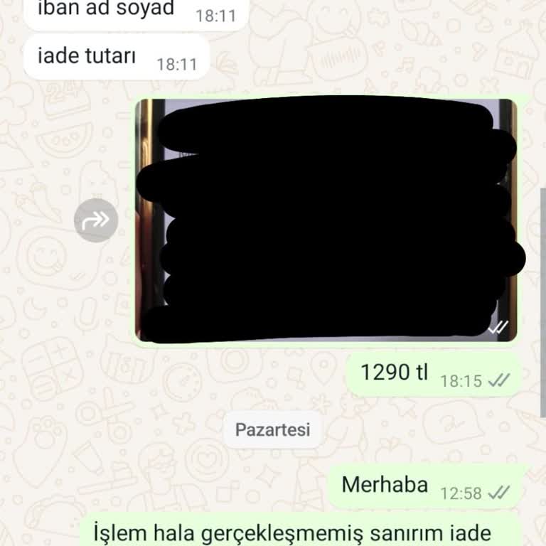 BedrinXXL Instagram Üzerinden Sipariş Verdiğim Ürün Teslim Edilmedi Ve İade Yapılmadı