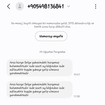 Aras Kargo Manavgat Aras Selge Şube