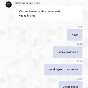 Slotcentre.com İnsanların Parasını Ödemiyor