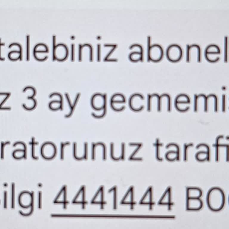 Vodafone'dan Yanıltıcı Bilgi ve Para Kaybı