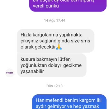 Butik Ponçik Butik. Poncik Şikayet 2 Aydır Ürünleri Göndermiyor Para İadesi Yok