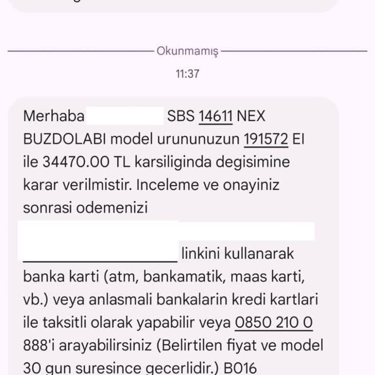 Beko Buzdolabımız Gaz Kaçırıyormuş Para Ödersek Yenisi Gelirmiş