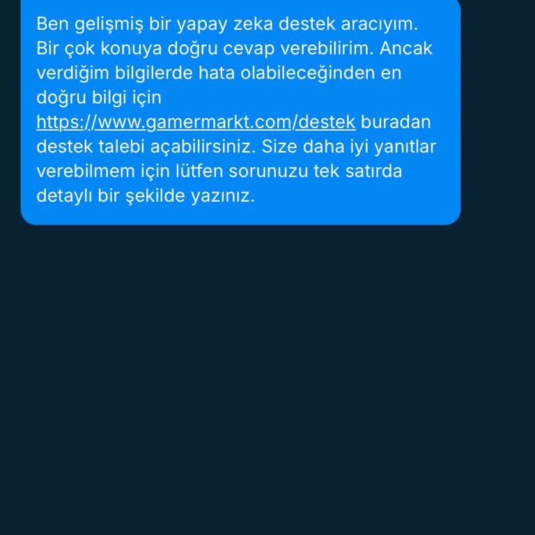GamerMarkt Paramı Geri İstiyorum