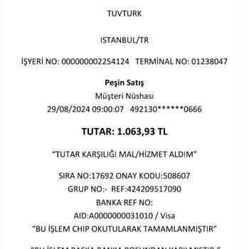 Tüvtürk Haksız Kart Komisyonu