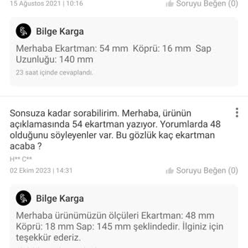 Bilge Karga Yanlış Ekartman Gözlük Gönderimi Ve Güven Sorunu