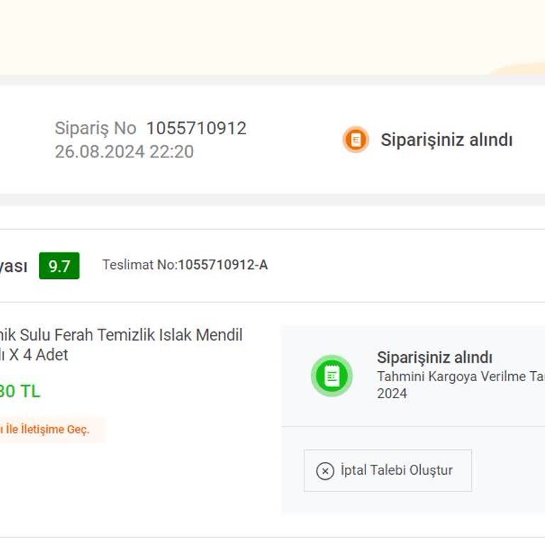 Koçtaş Ürünümü Arayarak Göndermeyeceğini Söyledi