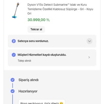 Hepsiburada Dan Dyson Türkiye Satıcısı İle İmtihanım (Ürünü Kargola)