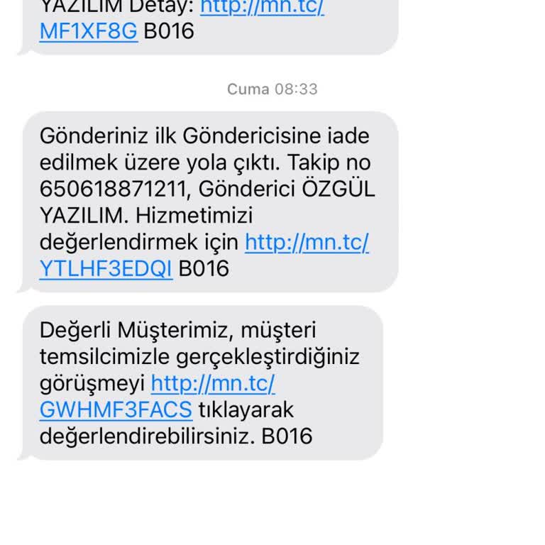 MNG Kargo Kargom Teslim Edilmedi Ve Geri İade Edildi