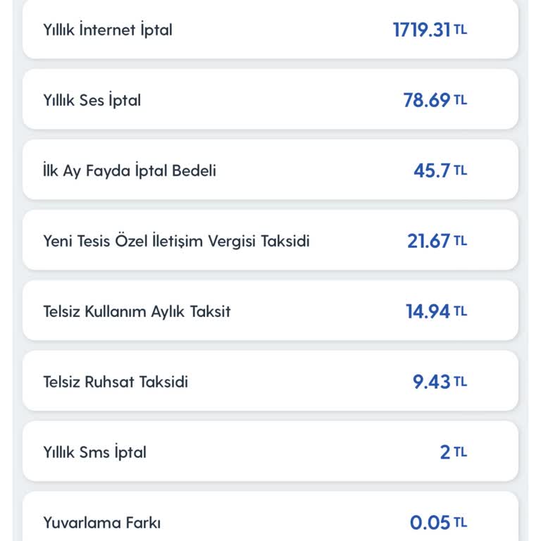 Yanlışlıkla Yapılan Tarife Değişikliği ve Yüksek Cayma Bedeli Şoku