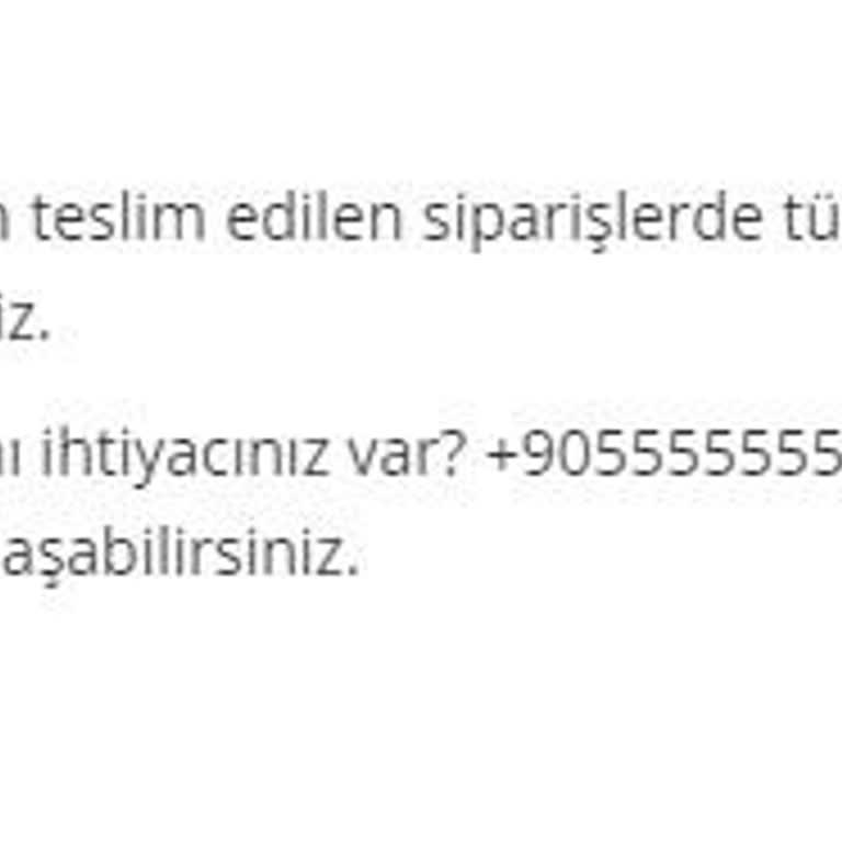 Yemeksepeti Numaram Nasıl? 5555555555