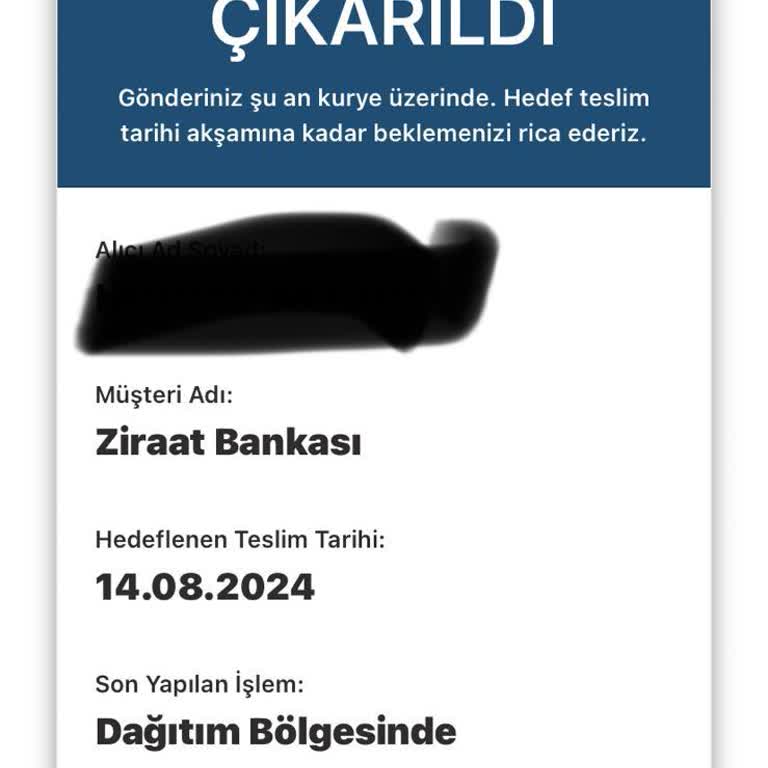 Ziraat Bankası Kart Teslim Şikayet!