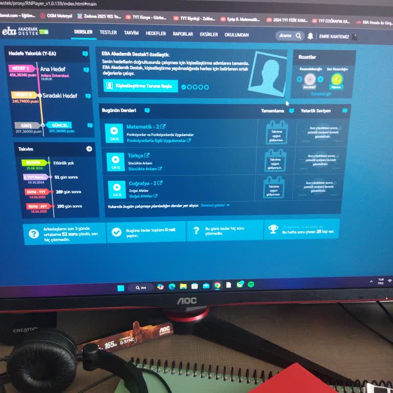 EBA Akademik Destek Sıfırlandı