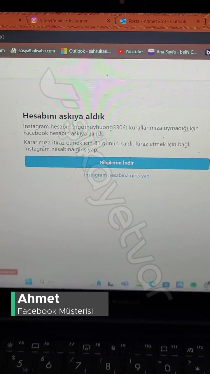 Facebook Hesabım Askıya Alınmış! videonun kapak resmi