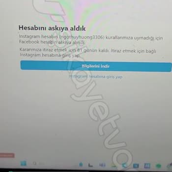 Facebook Hesabım Askıya Alınmış!