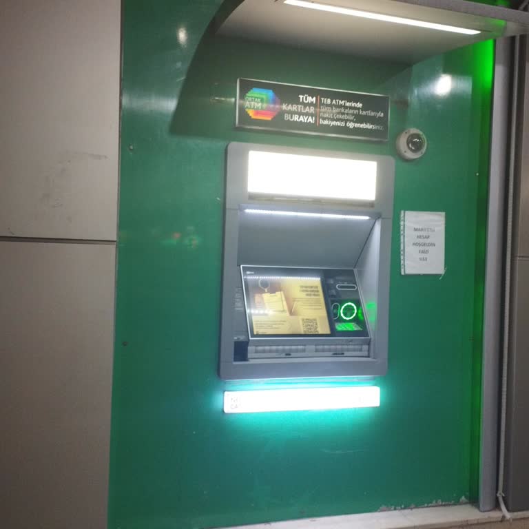 TEB Bankası ATM Paramı Yuttu