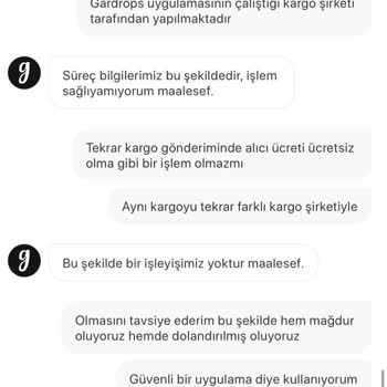 Gardrops Alıcı Koruma Ücreti