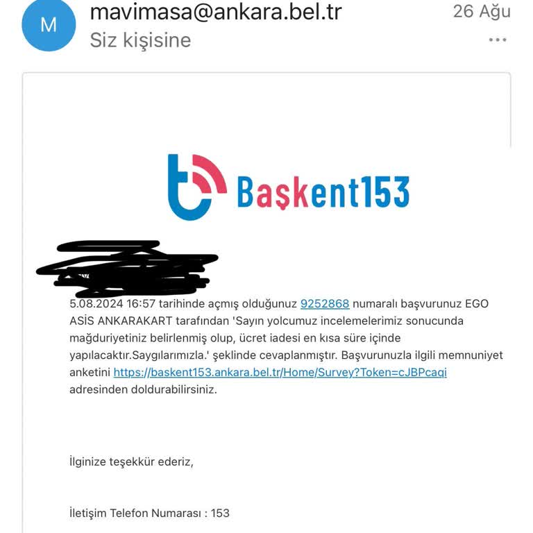 Ego Ödeme Sistemini Yürüten, Asis Elektronik Firması Ödemeyi İade