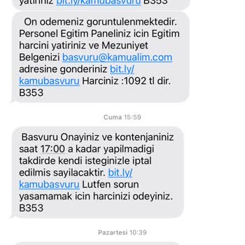 Kariyer Adam Paramın İadesi Talep Ediyorum