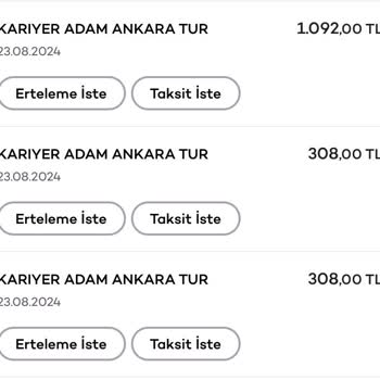 Kariyer Adam Paramın İadesi Talep Ediyorum