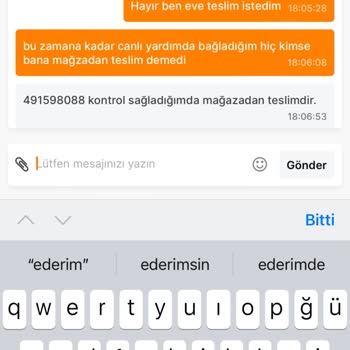 Migros İade Talebimi Dikkate Almıyor