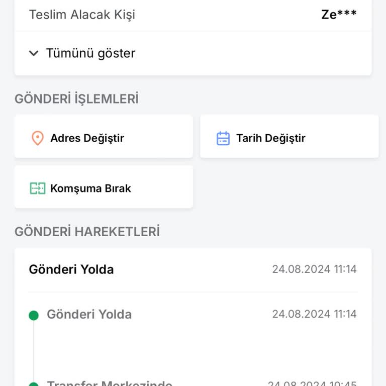Trendyol Express Gebze Kargom Teslim Edilmedi (acil)