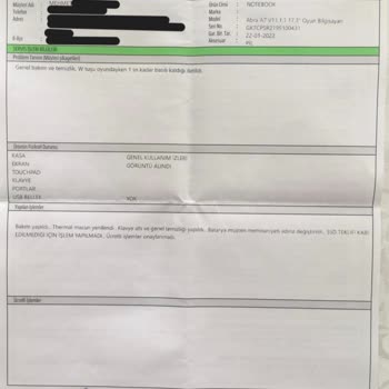 Monster Teknik Servis Laptopuma Zarar Verdi!