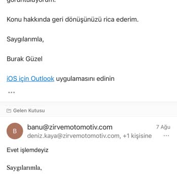 Zirvem Otomotiv Ödeme Yapması Gereken Paramı Ödemiyor