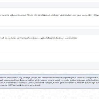 Trendyol'da Kategori Sorunu
