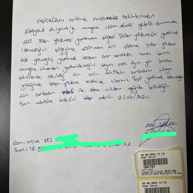 A Life Hospital Ücretim İade Edilmiyor